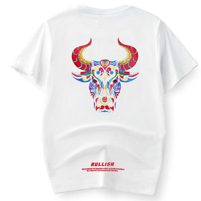 Playera Suelta Bordada Año del Buey para Hombre - Image 7