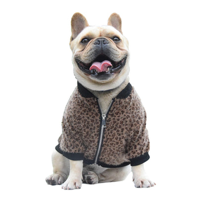 Abrigo para Mascota con Estampado de Leopardo y Mangas Largas - Colección Otoño - Image 9