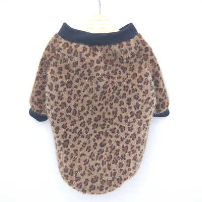 Abrigo para Mascota con Estampado de Leopardo y Mangas Largas - Colección Otoño - Image 10