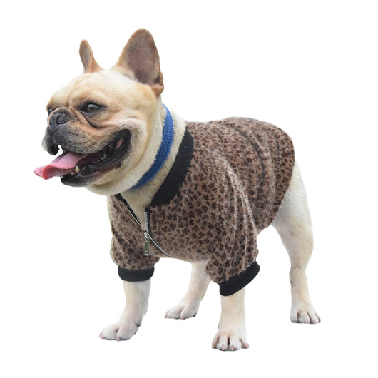 Abrigo para Mascota con Estampado de Leopardo y Mangas Largas - Colección Otoño - Image 3