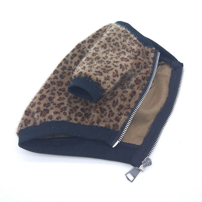 Abrigo para Mascota con Estampado de Leopardo y Mangas Largas - Colección Otoño - Image 5