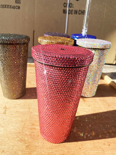 Vaso Térmico Diamantado con Doble Pajita - Copa de Lujo Premium - Image 11