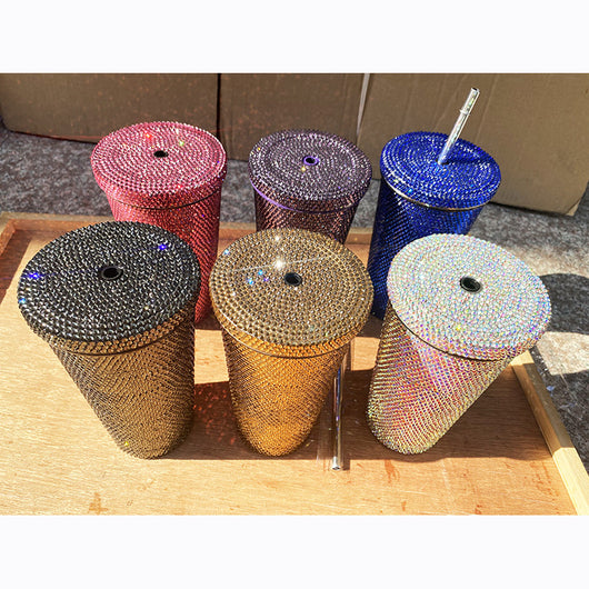 Vaso Térmico Diamantado con Doble Pajita - Copa de Lujo Premium - Image 13