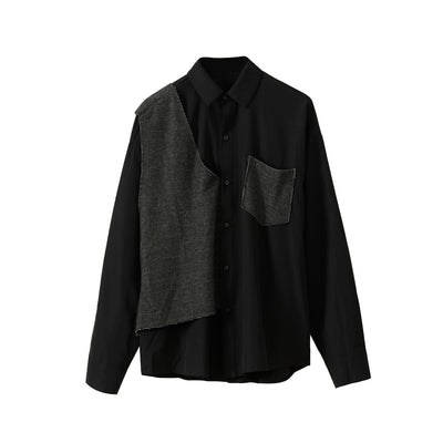 Camisa Casual Holgada con Bolsillos Funcionales para Hombre - Image 4