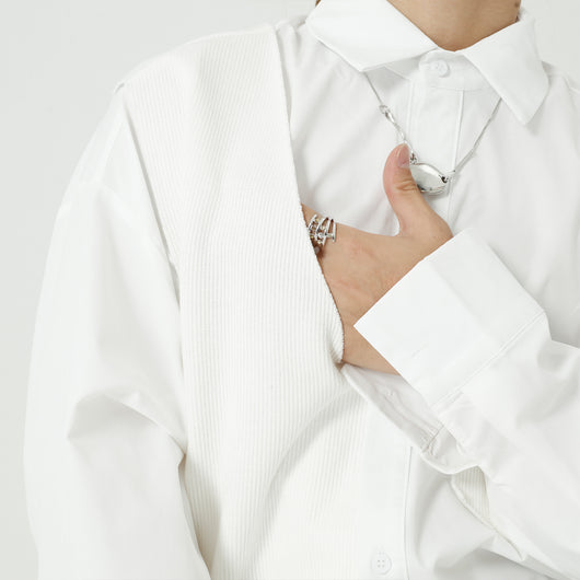 Camisa Casual Holgada con Bolsillos Funcionales para Hombre - Image 5