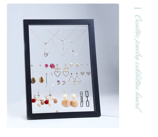 Organizador de Aretes en Madera y Acrílico - Soporte Colgante para Pendientes - Image 10