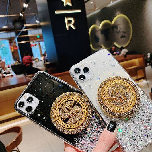 Funda Móvil de Lujo con Diamante Giratorio 3D - Image 11