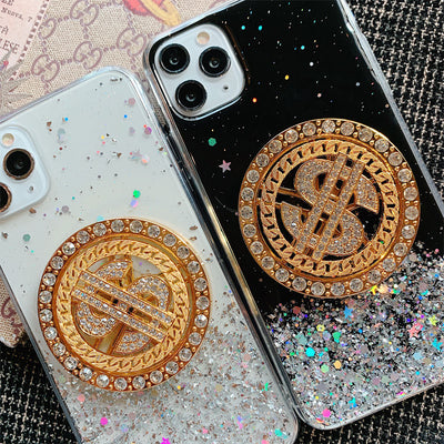 Funda Móvil de Lujo con Diamante Giratorio 3D - Image 10