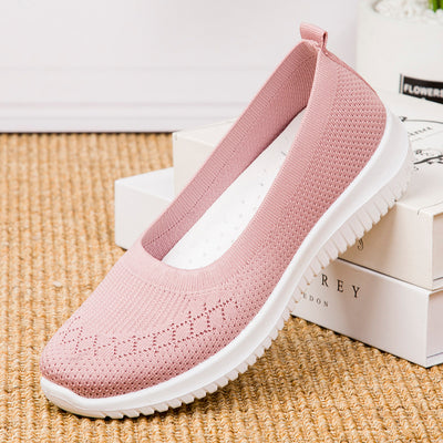 Zapatillas Tejidas Beijing Clásicas para Mujer - Comodidad Plana y Ligera - Image 12
