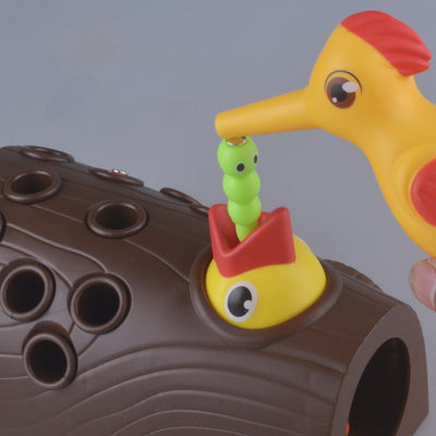 Juego Magnético Educativo Pájaro Carpintero - Alimentar Gusanos - Image 12