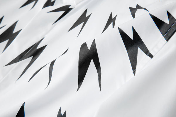Camisa Manga Larga Hombre Premium con Estampado de Presión Eléctrica