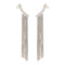 Aretes de Circón con Borla Exagerada - Diseño Elegante y Llamativo