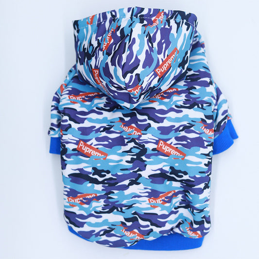 Sudadera Camuflada para Mascotas con Estampado