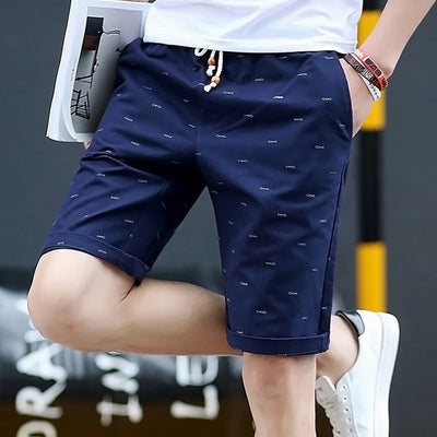 Pantalones Cortos de Algodón Puro Cinco Puntos - Tendencia de Moda - Image 4