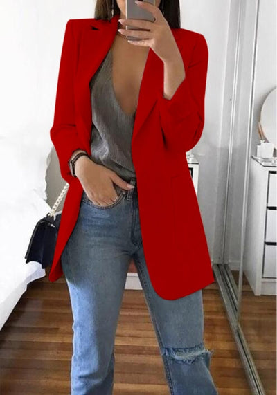 Blazer Cardigan Slim Temperamento Elegante - Image 4