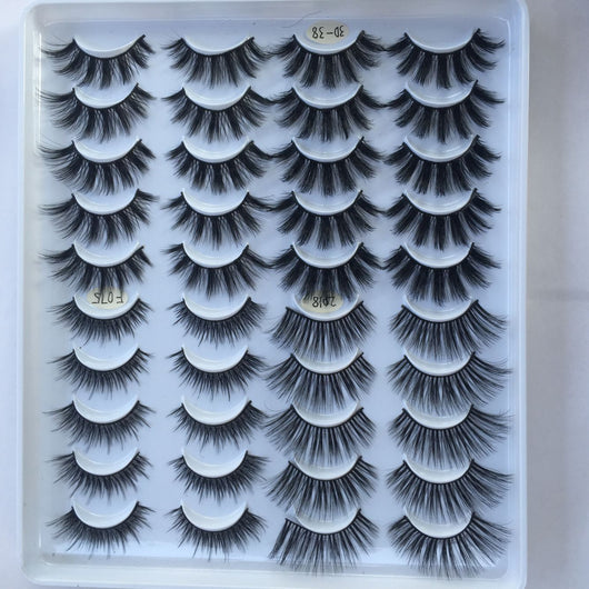 20 Pares de Pestañas Postizas 3D Multivolumen - Efecto Profesional - Image 10