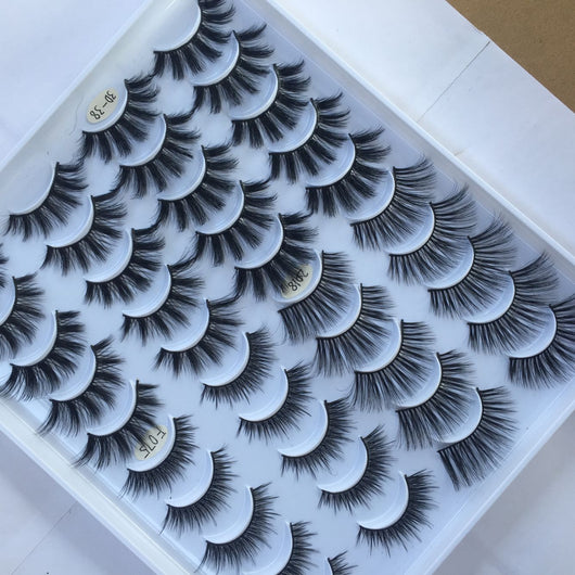 20 Pares de Pestañas Postizas 3D Multivolumen - Efecto Profesional - Image 9