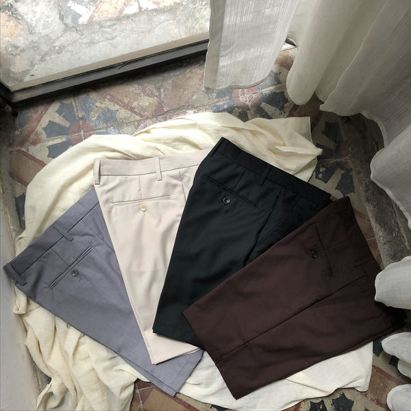 Pantalones Cortos Sueltos de Color Liso