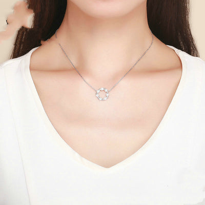 Collar Gipsófila Plateado - Cadena Escote Elegante - Image 9