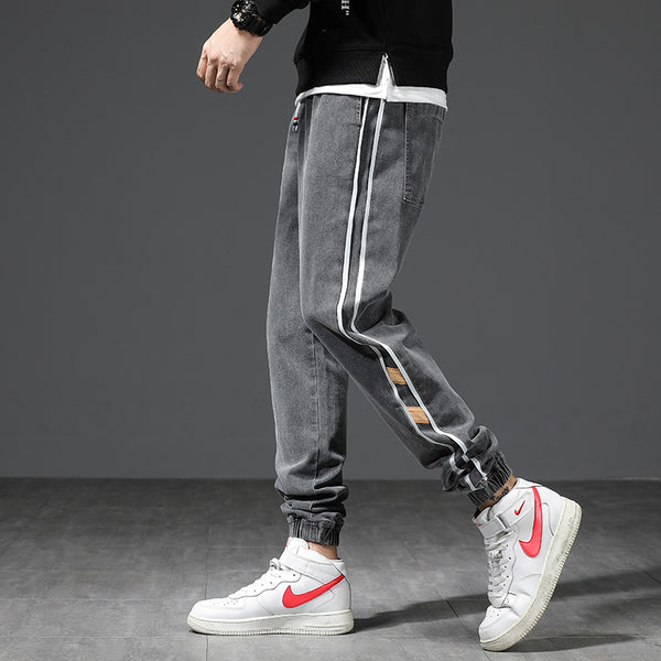 Pantalones Harem Sueltos para Hombre con Cintura Ajustable