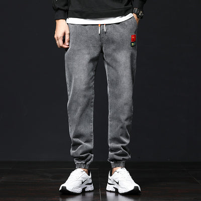 Pantalones Harem Sueltos para Hombre con Cintura Ajustable - Image 5