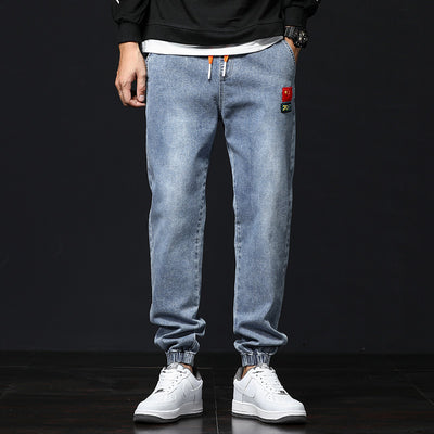 Pantalones Harem Sueltos para Hombre con Cintura Ajustable - Image 12