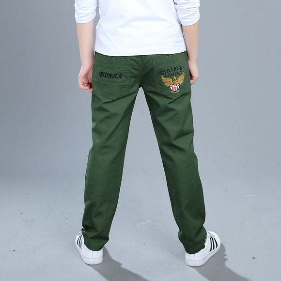 Pantalones Casuales Sueltos para Niños - Verano Ligero Talla 9 Años
