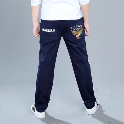 Pantalones Casuales Sueltos para Niños - Verano Ligero Talla 9 Años - Image 4