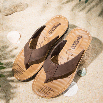 Sandalias Coreanas de Masaje con Cuero Antideslizante - Image 10
