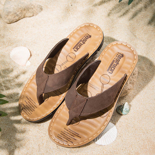 Sandalias Coreanas de Masaje con Cuero Antideslizante - Image 10