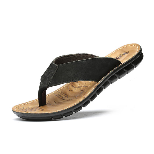Sandalias Coreanas de Masaje con Cuero Antideslizante - Image 2