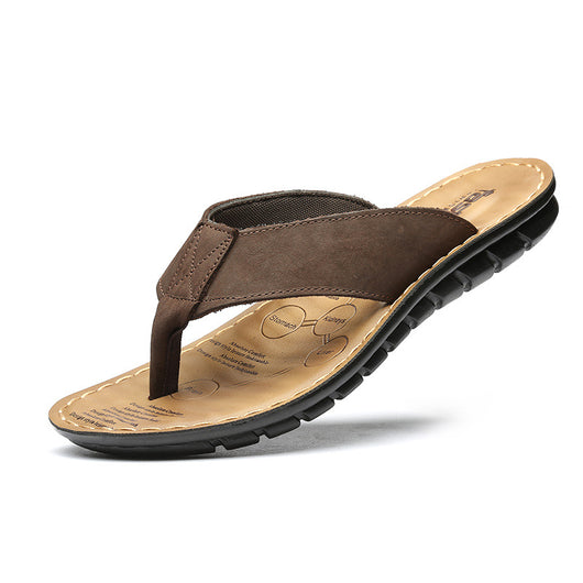 Sandalias Coreanas de Masaje con Cuero Antideslizante - Image 3