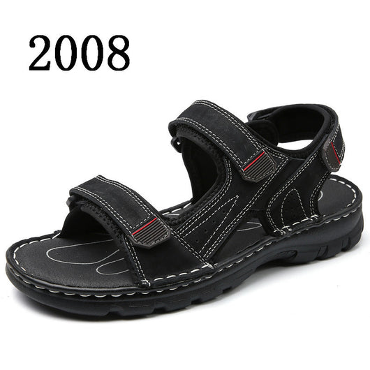 Sandalias Hombre Velcro Cómodas - Chanclas Ajustables Verano - Image 9