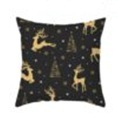 Funda de Almohada Navideña con Diseño Cartoon para Sofá y Oficina - Image 21
