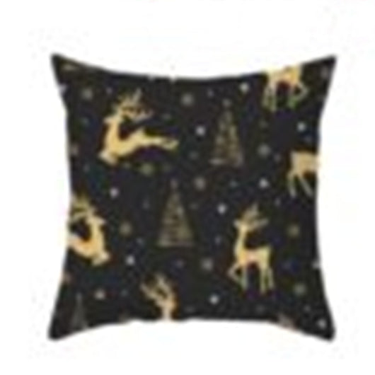 Funda de Almohada Navideña con Diseño Cartoon para Sofá y Oficina - Image 21