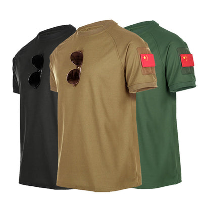 Camiseta Táctica Militar Cuello Redondo Talla Grande - Image 9