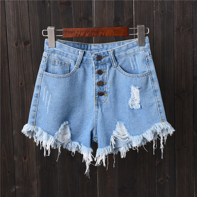 Shorts de Mezclilla Cintura Alta con Pechera - Image 4