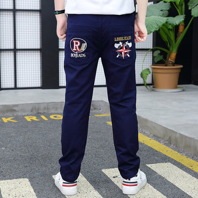 Pantalones Casuales Sueltos para Niños - Verano Ligero Talla 9 Años - Image 5