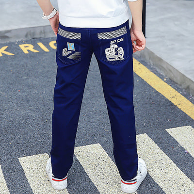 Pantalones Casuales Sueltos para Niños - Verano Ligero Talla 9 Años - Image 7