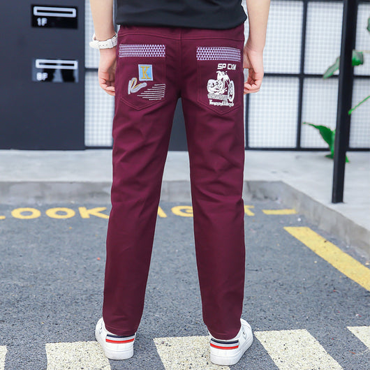 Pantalones Casuales Sueltos para Niños - Verano Ligero Talla 9 Años - Image 6