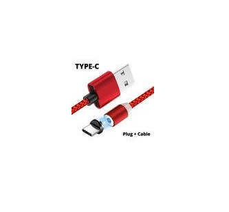 Cable USB Magnético de Carga Rápida (Tipo C y Micro USB)