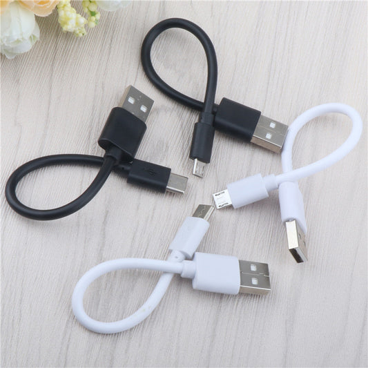 Cable USB Tipo C Corto 15cm - Carga Rápida para Móviles