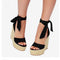 Sandalias Mujer Verano Plataforma Cuerda Cáñamo Talla Grande