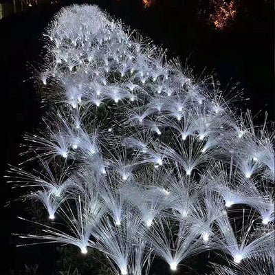 Luz Solar Decorativa de Fibra Óptica para Jardín - Resistente al Agua - Image 9