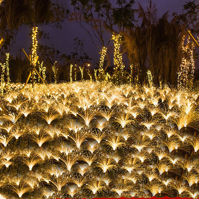 Luz Solar Decorativa de Fibra Óptica para Jardín - Resistente al Agua - Image 10