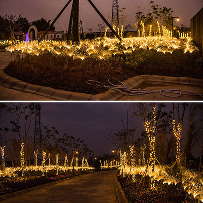 Luz Solar Decorativa de Fibra Óptica para Jardín - Resistente al Agua - Image 11