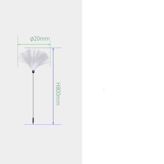 Luz Solar Decorativa de Fibra Óptica para Jardín - Resistente al Agua - Image 4