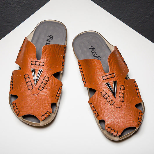 Sandalias Huecas Transpirables para Hombre - Calzado de Playa Cómodo - Image 9