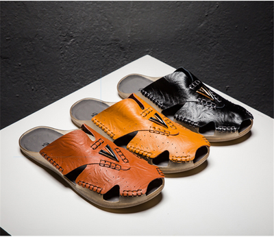 Sandalias Huecas Transpirables para Hombre - Calzado de Playa Cómodo - Image 11