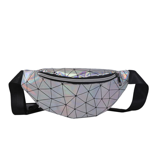 Bolsa de Cintura Coreana Holográfica con Lentejuelas - Bandolera Diagonal para Mujer - Image 14